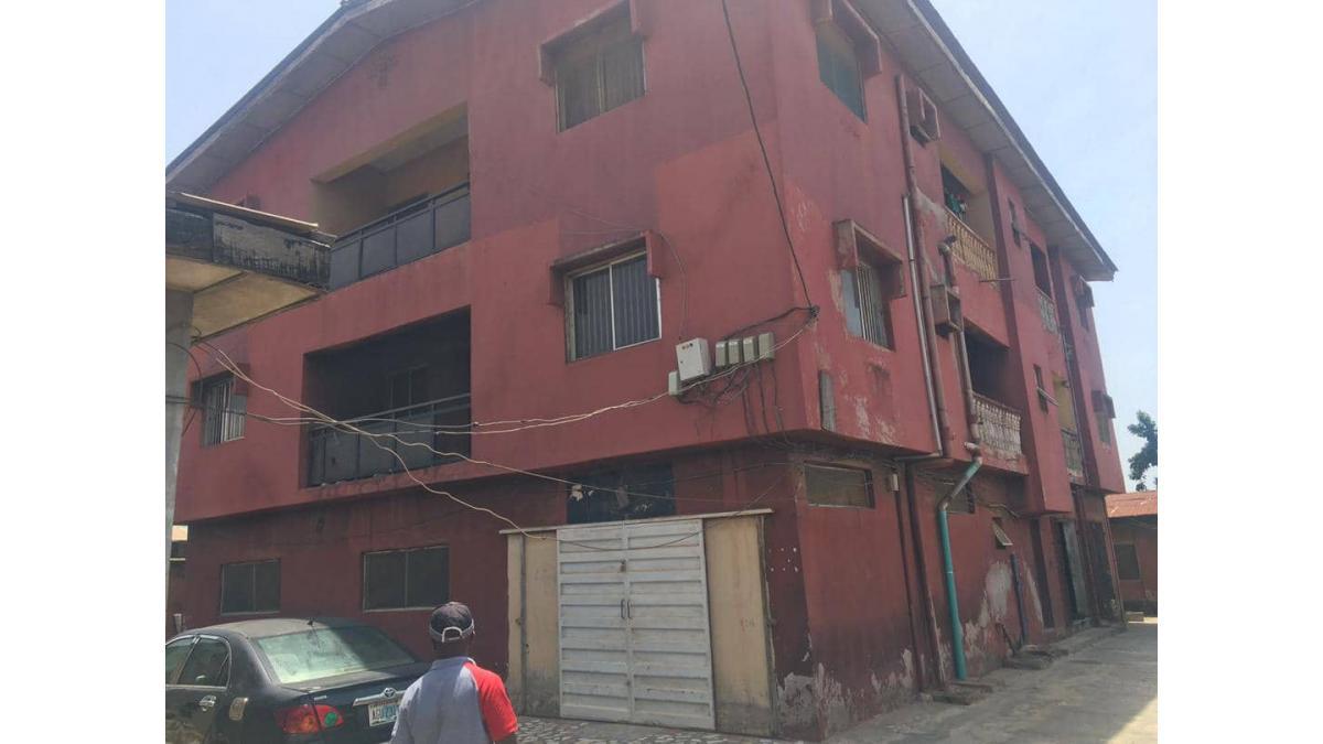 2-Storey Mixed-Use Building with Shops & Warehouses in Kola Alagbado, Lagos (₦180M)