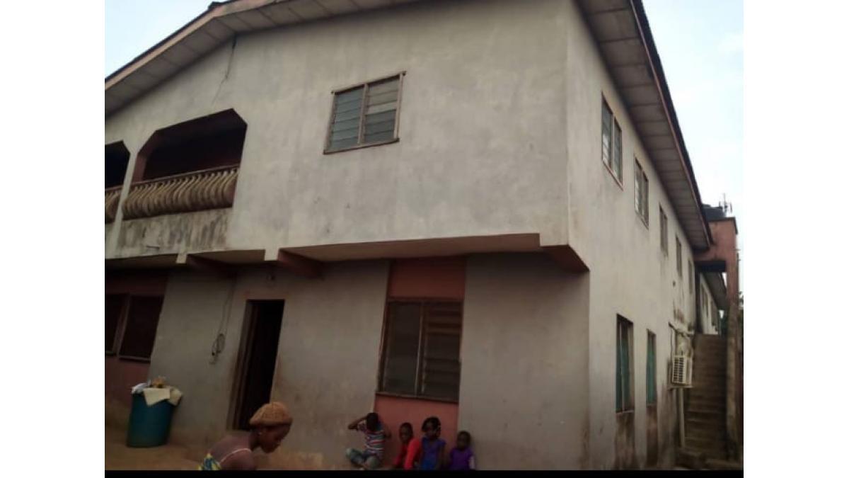 Massive Tenement Building on 1½ Plots for Sale at Abule Iroko, Lagos–Ogun Border
