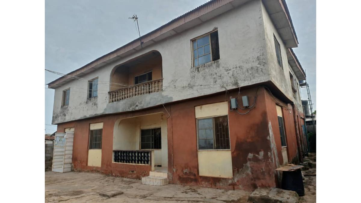 6-Bedroom Apartment Block with Additional Self-Contained Units for Sale in Agbado-Ijaiye, Lagos