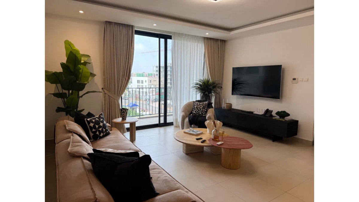 Luxury 1-Bedroom Furnished Apartment for Rent in Cantonments, Accra