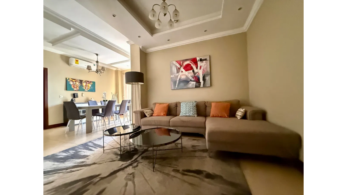 Furnished 1-Bedroom Serviced Apartment with Swimming Pool & Gym in Cantonments