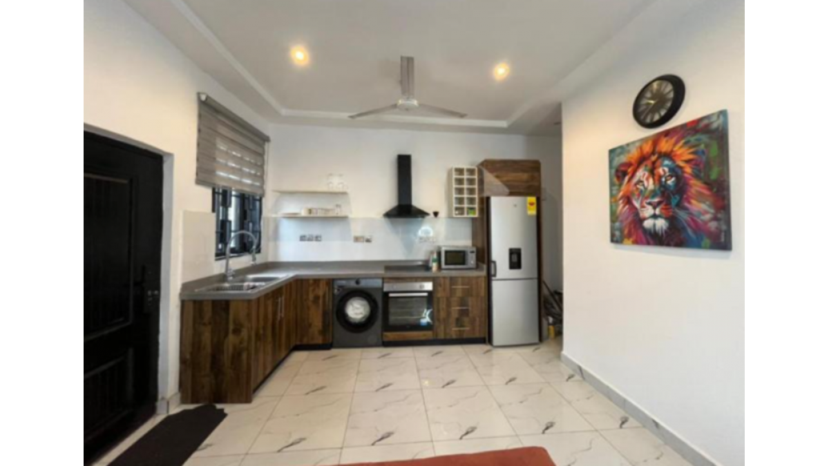 Furnished 1-Bedroom Apartment for Rent in East Legon, Trassaco – GH₵840/Day