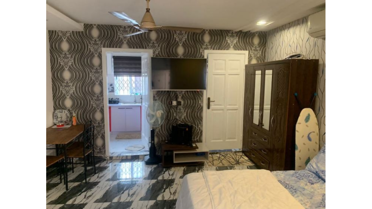 Furnished Single Room Self-Contained Apartment for Short Let in Tse Addo, Accra