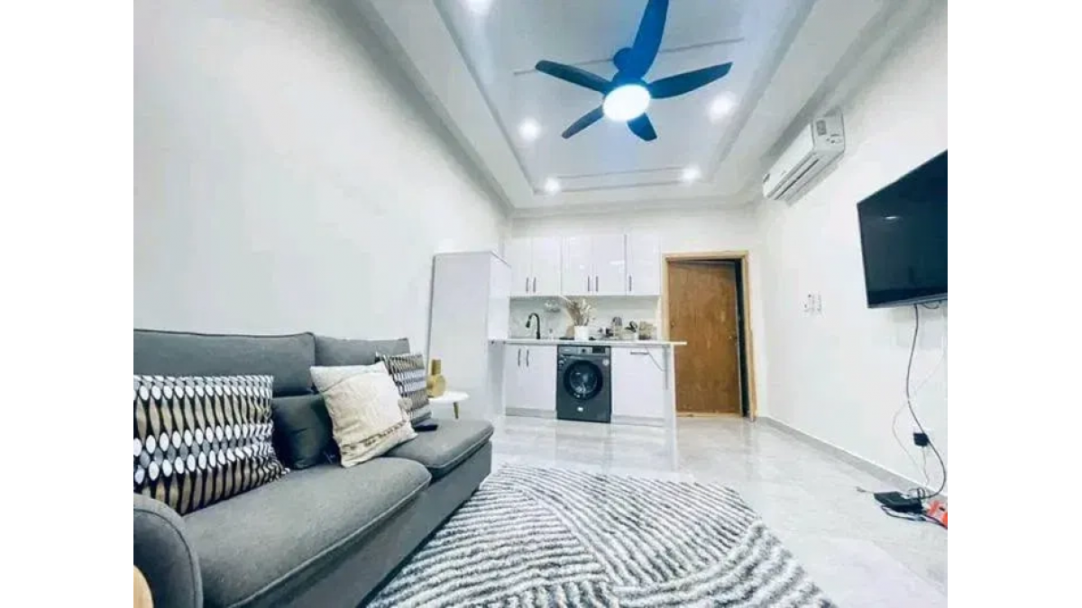 Furnished 1-Bedroom Self-Contained Apartment with WiFi for Rent in Okponglo, Accra