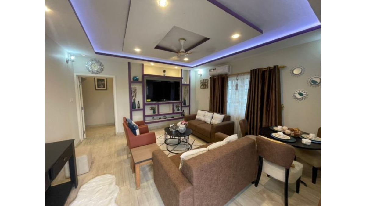 Tastefully Furnished 2-Bedroom Serviced Apartment for Short Let in Dansoman, Accra