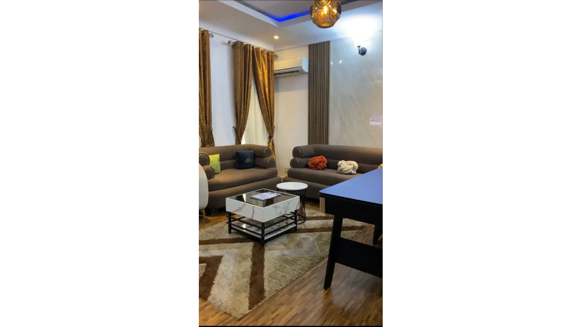 3-Bedroom Furnished Serviced Apartment for Short Let in Ajah