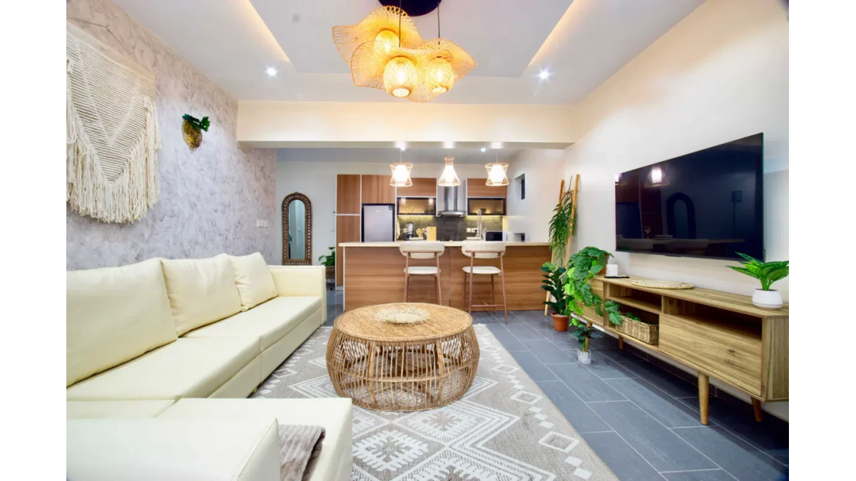 Fully Furnished 1-Bedroom Bohemian Retreat Apartment in Ikate, Lekki