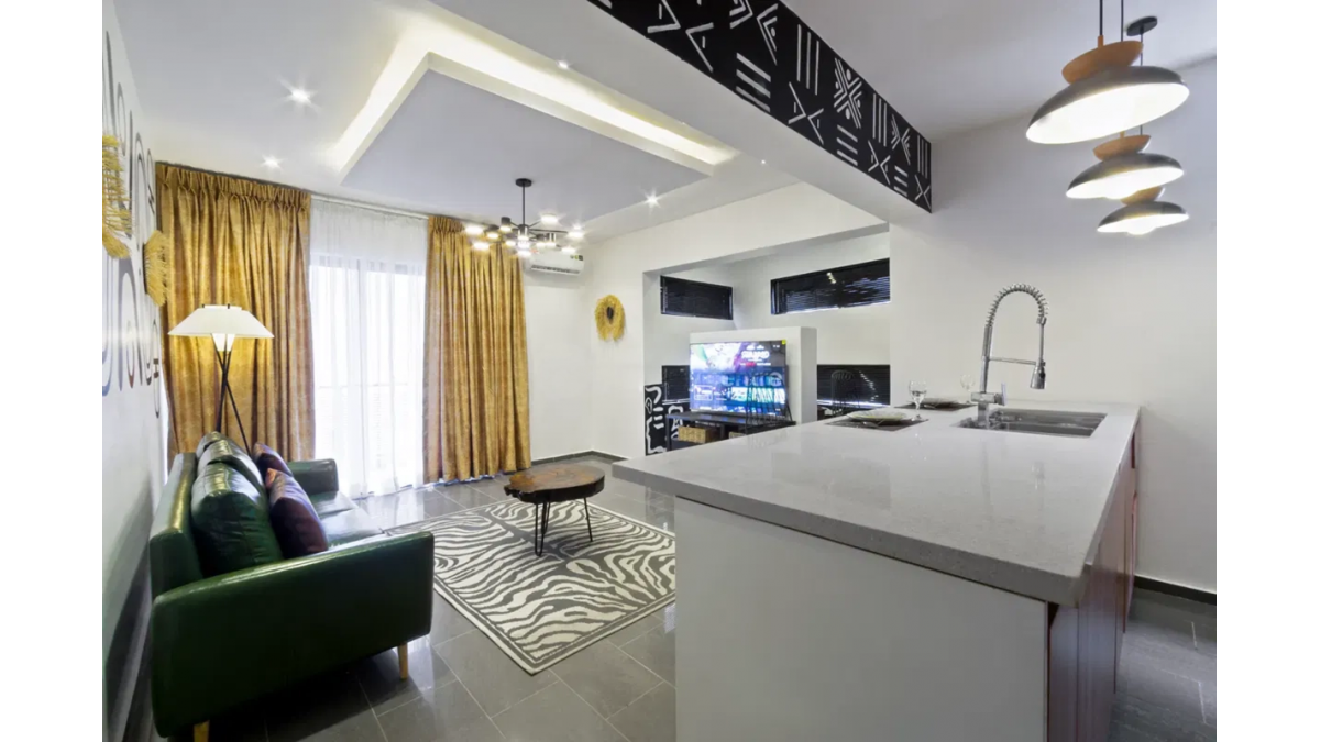 1 Bedroom Afrohemian Luxury Retreat in Ikate Elegushi, Lekki