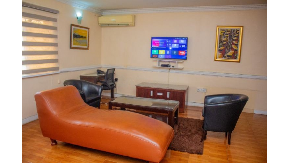 Newly Upgraded Furnished 1-Bedroom Serviced Apartment in Ikeja GRA