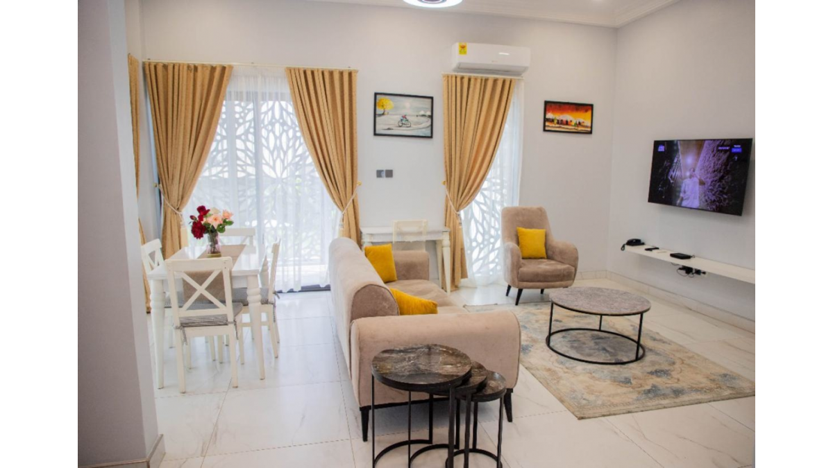 Modern 2-Bedroom Furnished Apartment for Short Let in Ashaley Botwe