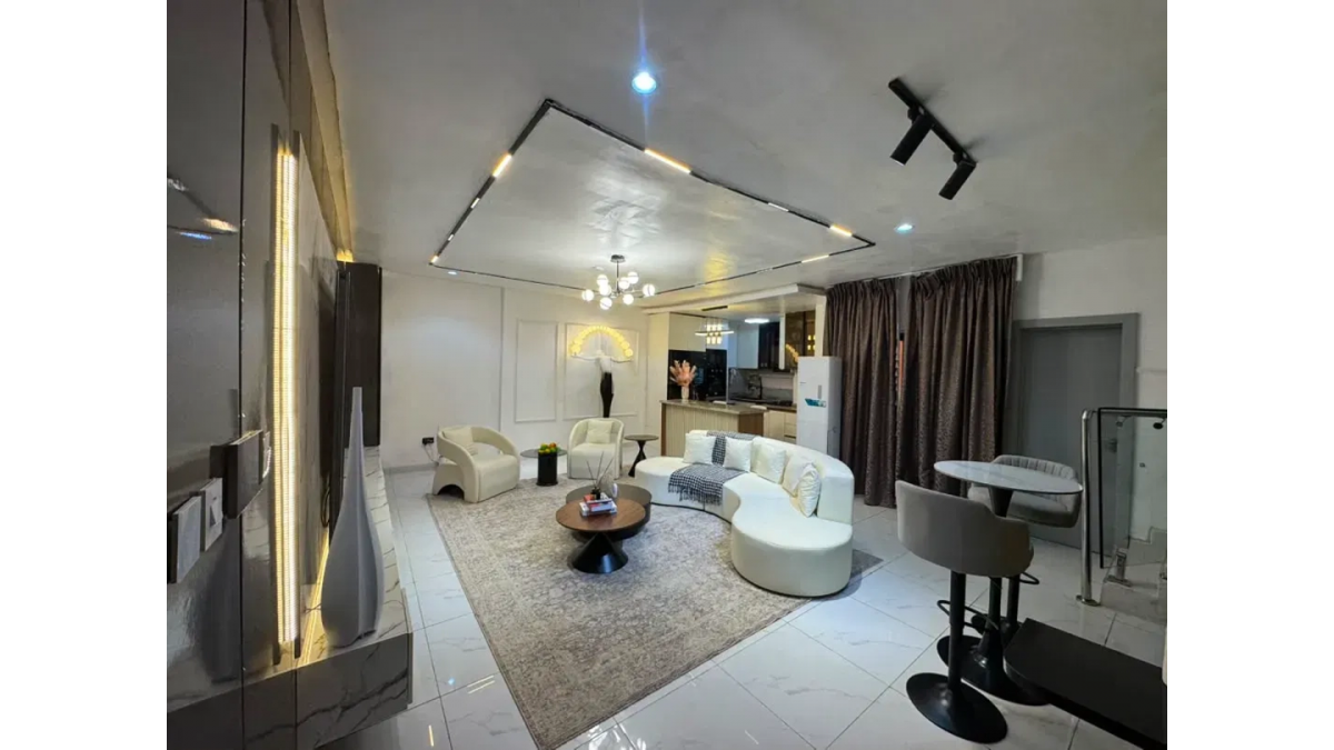 Luxurious Furnished 2-Bedroom Maisonette Duplex with Swimming Pool in Lekki Phase 1, Lagos