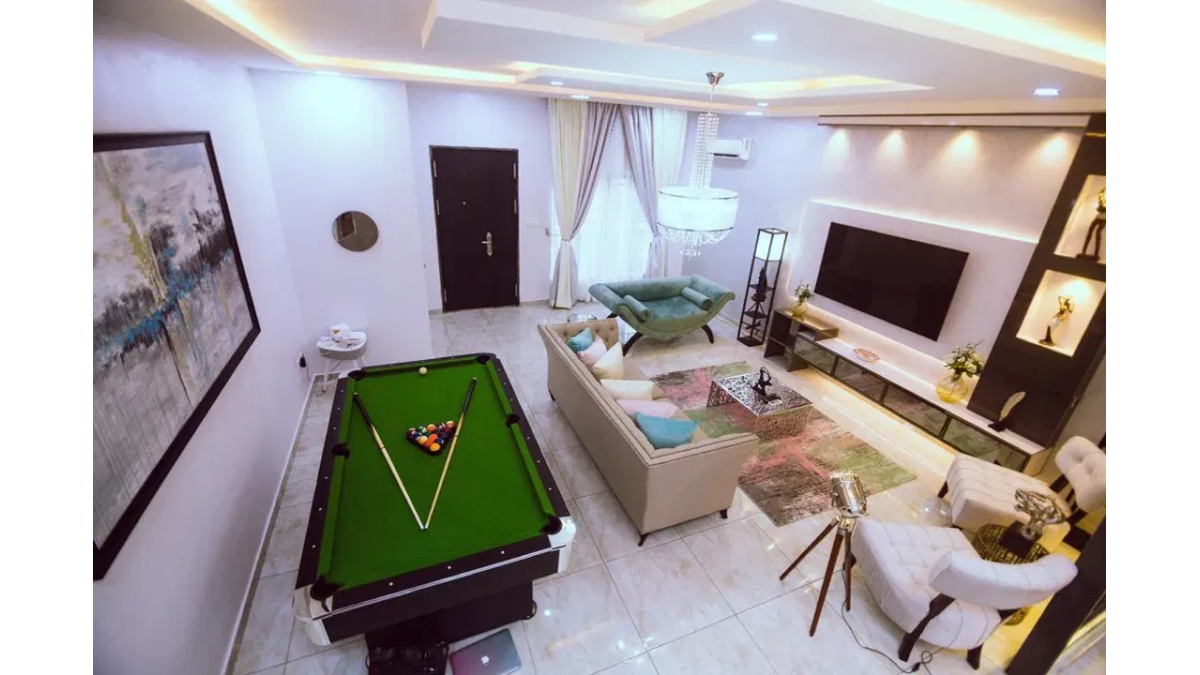 Luxury Furnished 4-Bedroom Terraced Duplex with Pool and Snooker in Lekki Phase 1