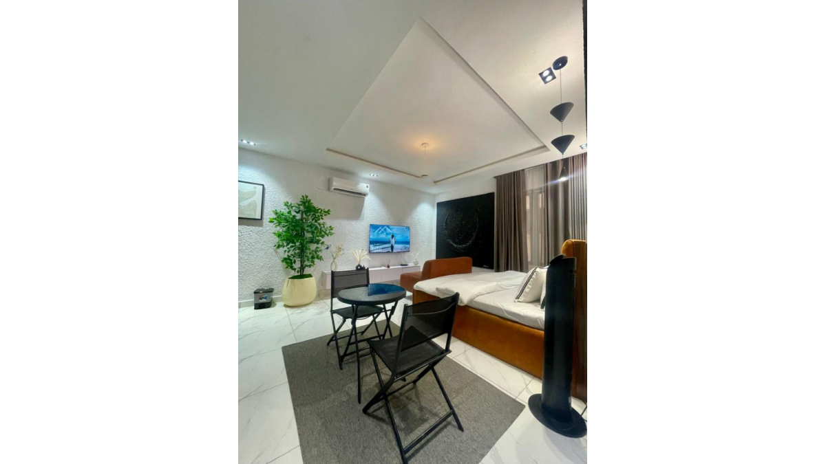 Spacious Furnished Studio Apartment with Pool & Gym in Ikate, Lekki