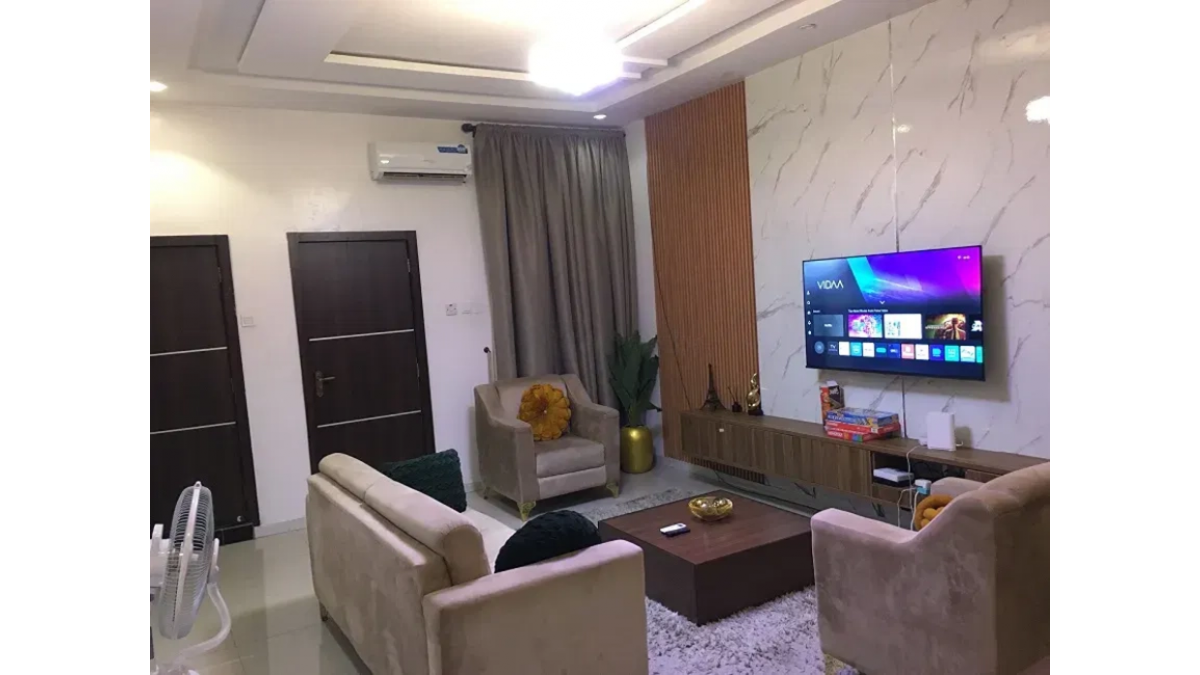 Fully Furnished 1-Bedroom Mini-Flat for Short Let in Ogba GRA, Ikeja, Lagos