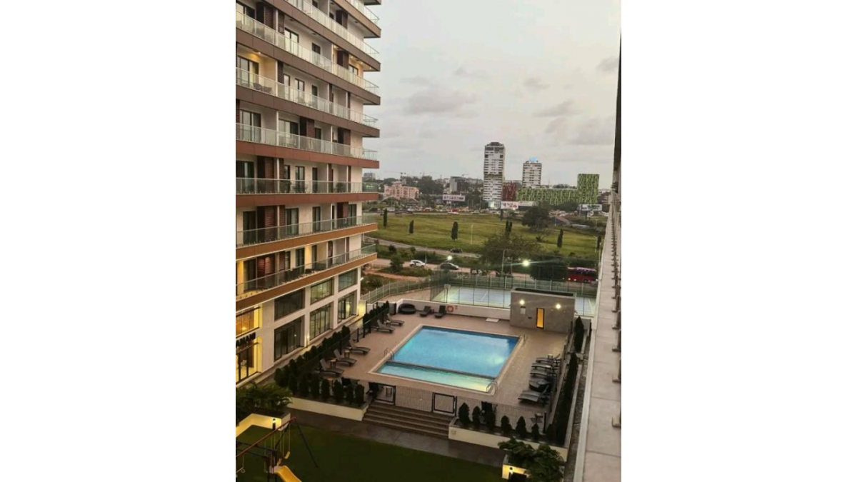 Fully Furnished 1-Bedroom Apartment with Swimming Pool and Gym in East Legon, Accra