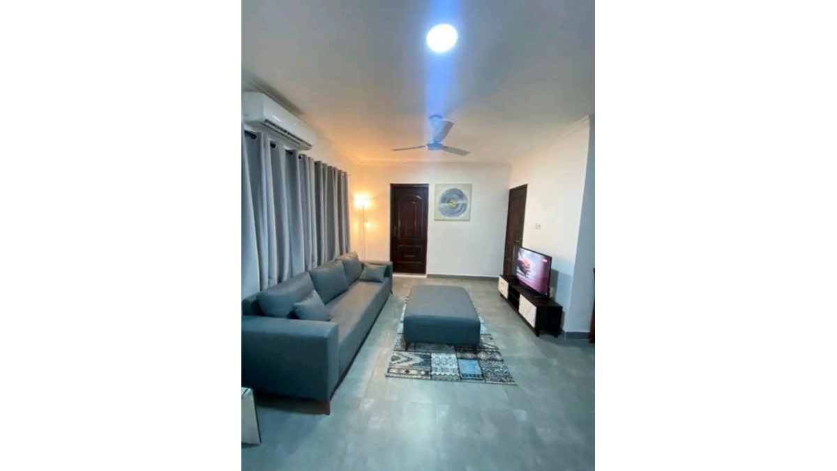 Furnished 1-Bedroom Ground Floor Apartment for Rent in Labone, Accra