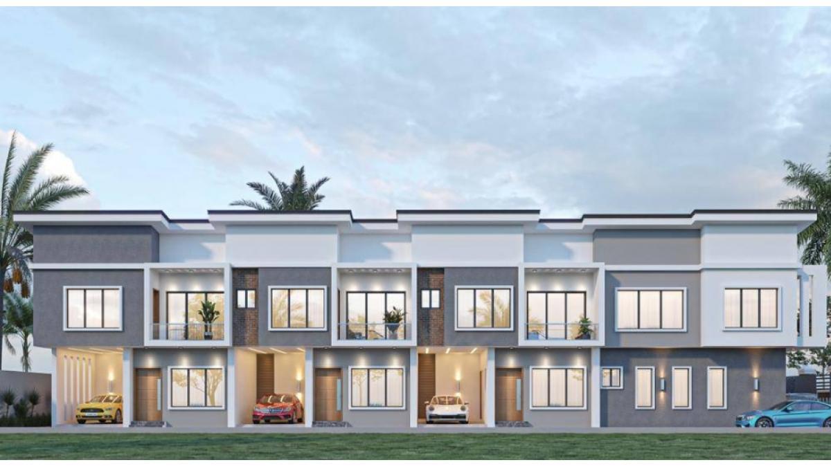 Iyanu Courts Residential development located in Ikeja, Lagos.