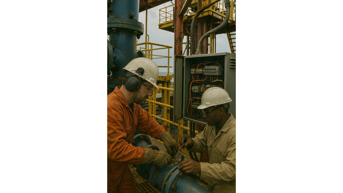Rig Mechanic & Electrician Hire Nigeria - Offshore Maintenance Crew
